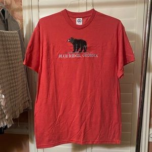 Blue Ridge Georgia Men’s Short Sleeve Tshirt. Large, Unisex, by Delta Pro Weight